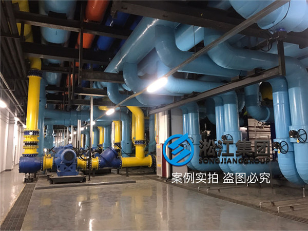 合肥京东方B9橡胶软接头安装现场 合肥京东方B9橡胶软接头安装现场