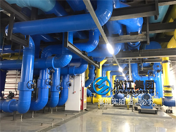 合肥京东方B9橡胶软接头安装现场 合肥京东方B9橡胶软接头安装现场